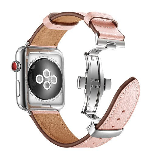 Butterfly Bracelet Leather Strap for Apple Watch